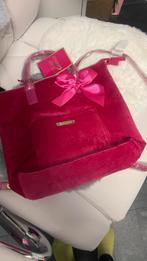 Fuchsia roze juicy couture rugzak tasje velvet fluweel strik, Ophalen of Verzenden, Nieuw, Overige merken