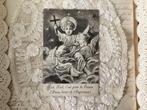 Prachige antieke Franse kerstkaart, Diversen, Kerst, Ophalen of Verzenden