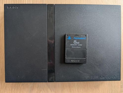 Sony PlayStation 2 Slim, controller, 12 spellen, incl. doos, Spelcomputers en Games, Spelcomputers | Sony PlayStation 2, Gebruikt