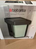 Brabantia prullenbak 2x15 ltr, Huis en Inrichting, Woonaccessoires | Prullenbakken, Ophalen of Verzenden, Zo goed als nieuw, Kunststof