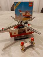 Vintage lego legoland 6691 red cross helikopter, Ophalen of Verzenden, Zo goed als nieuw, Complete set, Lego