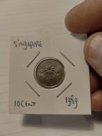 Singapore 10 Cent 1989, Verzenden, Zuidoost-Azië, Losse munt