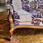 vintage barok brocante bank  bekleding rose paars d.paars, Huis en Inrichting, Banken | Bankstellen, Ophalen, Gebruikt