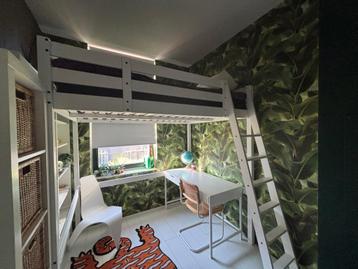 Ikea STORA Hoogslaper 140/200cm zgan met matras beschikbaar voor biedingen