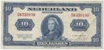 Nederland 10 Gulden 1943 Wilhelmina, Postzegels en Munten, Bankbiljetten | Nederland, Los biljet, Ophalen of Verzenden, 10 gulden
