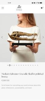 Sooka interieur Croc object bronze, Antiek en Kunst, Kunst | Designobjecten, Ophalen