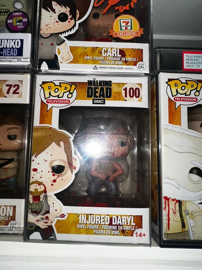 Funko Pop The Walking Dead Injured Daryl 100 Bloody, Verzamelen, Poppetjes en Figuurtjes, Ophalen of Verzenden, Zo goed als nieuw