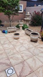 Fonteintje en potten, Tuin en Terras, Waterpartijen en Fonteinen, Ophalen, Gebruikt, Beton, Waterornament
