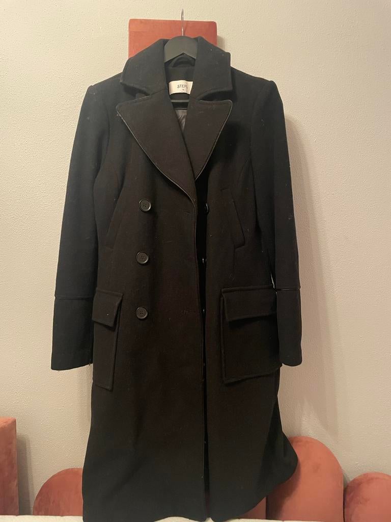 Zwarte Steps Jas, Ophalen, Zwart, Zo goed als nieuw, Jasje