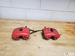 VW Golf 5 GTI 2003 - 2008 rood remklauw voorzijde setje €50, Auto-onderdelen, Remmen en Aandrijving, Ophalen of Verzenden, Gebruikt