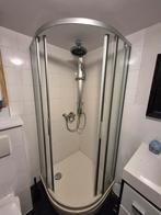Douchecabine met hardglaswand en dochebak, Ophalen of Verzenden, 25 tot 50 cm, Overige typen, Minder dan 100 cm