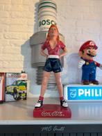 Vintage Pin-Up Beeld Coca Cola reclame, Reclamebord, ., Ophalen of Verzenden, .