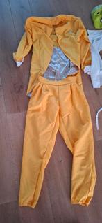 The Mask Kostuum - Geel pak met masker, Maat 52/54 (L), Carnaval, Geen merk, Ophalen of Verzenden