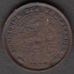 Nederland halve cent 1938 Wilhelmina in munthouder, Ophalen of Verzenden, Koningin Wilhelmina, Overige waardes, Losse munt