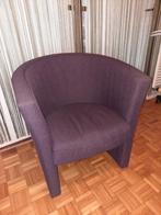 Fauteuil 2 stuks, aubergine kleur, Huis en Inrichting, Fauteuils, Ophalen, 75 tot 100 cm, Zo goed als nieuw, Stof