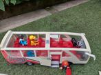 Luchthavenbus Playmobil met chauffeur en passagiers, Ophalen of Verzenden, Zo goed als nieuw