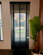 Zwart houten jaloezië, Huis en Inrichting, Stoffering | Gordijnen en Lamellen, Ophalen, Zwart, 50 tot 100 cm, Zo goed als nieuw