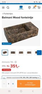 Wc fontein marmer, Huis en Inrichting, Badkamer | Badkamermeubels, Ophalen of Verzenden, Zo goed als nieuw, Overige typen, Minder dan 100 cm