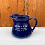 Teacher's Scotch Whisky water kan jug origineel blauw, Ophalen of Verzenden, Zo goed als nieuw, Gebruiksvoorwerp