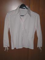 Nieuw! Bijzonder mooie stoere blouse SARAH LOOM 38 snazzeys, Maat 38/40 (M), Verzenden, Wit, Nieuw