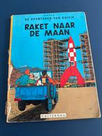 Stripboek De avonturen van Kuifje Raket naar de Maan tintin, Gelezen, Eén stripboek, Hergé ,Casterman, Ophalen of Verzenden