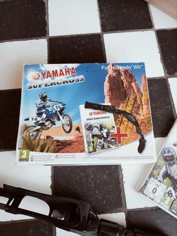 Nintendo Wii Yamaha Supercross game +bijpassend stuur zgan beschikbaar voor biedingen
