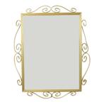 Hollywood Regency Spiegel Goudkleurig Facet Mid-Century 74cm, Huis en Inrichting, Woonaccessoires | Spiegels, Gebruikt, Ophalen of Verzenden