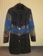 jas van Choklate mooie jas met kleurtjes zwart blauw M, Choklate, Verzenden, Maat 38/40 (M)