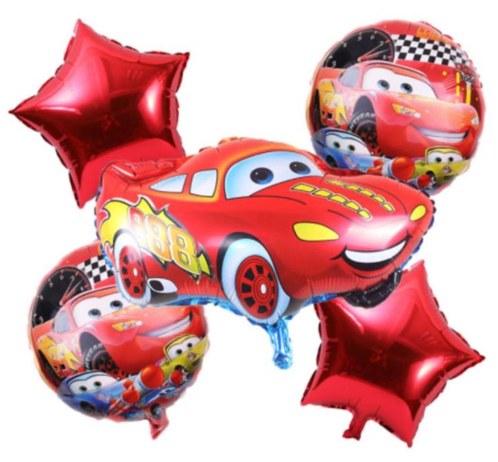 Racing Cars / Lightning McQueen - Folie ballonnen / ballon, Hobby en Vrije tijd, Feestartikelen, Nieuw, Versiering, Verjaardag
