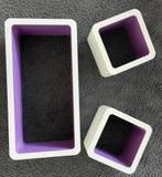 Set van 3 wandkubussen, Ophalen of Verzenden, Zo goed als nieuw