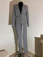 Elvira # blazer en broek # travel stof, Kleding | Dames, Kostuum of Pak, Blauw, Maat 42/44 (L), Ophalen of Verzenden