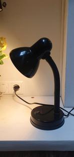 Leuke Zwarte Bureaulamp met Gooseneck, Gebruikt, Ophalen of Verzenden, Modern, Minder dan 50 cm