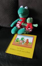1 Grote kikker + 1 kleine kikker + boek. Max Velthuijs, Kinderen en Baby's, Speelgoed | Knuffels en Pluche, Ophalen of Verzenden