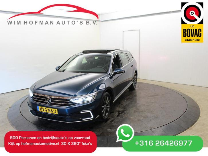 Volkswagen Passat GTE Virtual Disc Pro Navi SOH 100% ELTrekh, Auto's, Volkswagen, Bedrijf, Te koop, Passat, ABS, Achteruitrijcamera