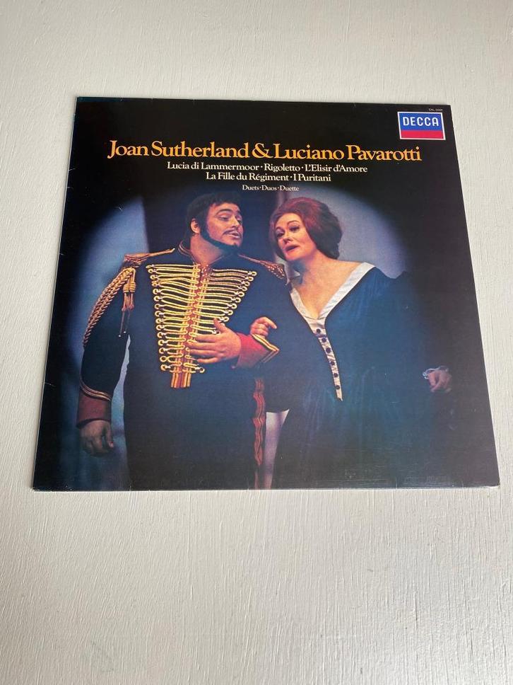 Joan Sutherland & Luciano Pavarotti - Duets LP, Cd's en Dvd's, Vinyl | Klassiek, Zo goed als nieuw, Modernisme tot heden, Opera of Operette