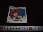 sticker rabobank ekko jeugdspaar eekhoorn strip schaatsen *, Verzamelen, Ophalen, Zo goed als nieuw, Bedrijf of Vereniging