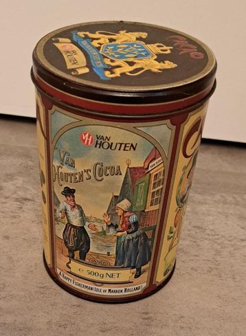 Van Houten cacaoblik 1980 beschikbaar voor biedingen
