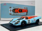 1:18 Spark PORSCHE 917 K KH 1970 Le Mans #22 Gulf Wyer, Hobby en Vrije tijd, Modelauto's | 1:18, Ophalen of Verzenden, Zo goed als nieuw