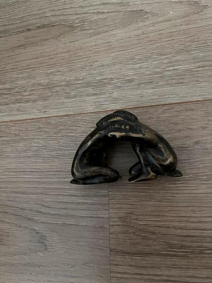 Klein bronzen beeldje - Handen ineen, Antiek en Kunst, Kunst | Beelden en Houtsnijwerken, Ophalen