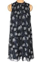 Joie jurkje, jurk, zwart/flowers, Mt. S, Verzenden, Zwart, Zo goed als nieuw, Maat 36 (S)