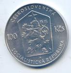Tsjechoslowakije 100 Korun 1982 Olbracht, Verzenden, Overige landen, Zilver