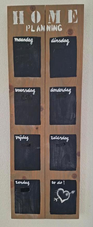 Houten Home planning bord stijgerhout beschikbaar voor biedingen