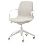 IKEA LÅNGFJÄLL LANGFJALL beige office chair, Huis en Inrichting, Bureaustoelen, Ophalen, Zo goed als nieuw, Beige, Balstoel