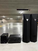 Speaker set 2 pilaar 160w en 100w sub versterker en blueray, Stereo, Ophalen of Verzenden, Sony, 120 watt of meer