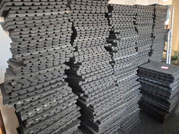 Fitnessvloer Tegels - 574 stuks - Rubber - Homegym 50-50-2 beschikbaar voor biedingen