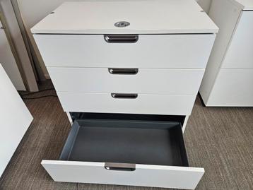 Twee IKEA Galant ladekasten - Wit - afbeelding 2