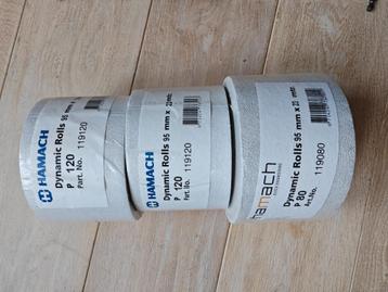 Hamach schuurpapier 95mm x 23 meter P80/P120 beschikbaar voor biedingen