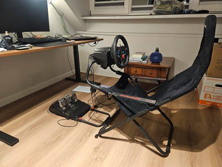 Playseat Challenge + Logitech G29 met Shifter, Spelcomputers en Games, Spelcomputers | Overige Accessoires, Zo goed als nieuw