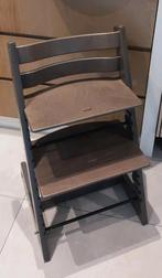 Tripp trapp kinderstoel tripptrap met babyset blad en tuigje, Ophalen, Zo goed als nieuw, Meegroeistoel