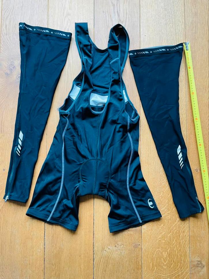 Wielrenbroek Ultima + beenwarmers (65cm, met rits), Sport en Fitness, Wielrennen, Zo goed als nieuw, Overige typen, Ophalen of Verzenden